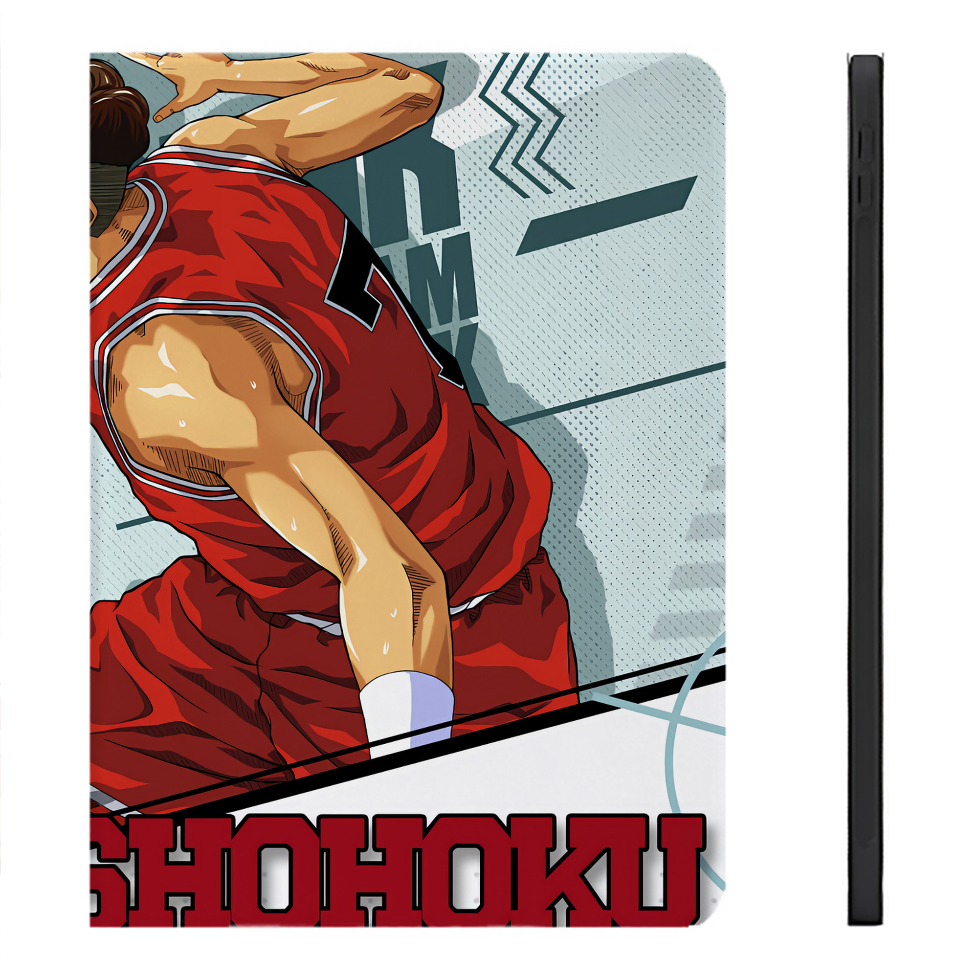 （画像用） SLAM DUNK／スラムダンク IPadケース ペンホルダー付き ブックスタイルデザイン